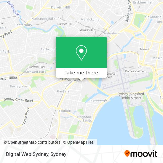 Digital Web Sydney map