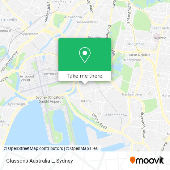Mapa Glassons Australia L