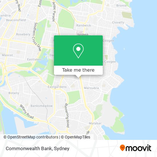 Commonwealth Bank map