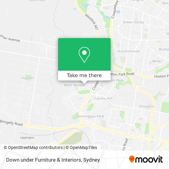 Mapa Down under Furniture & Interiors