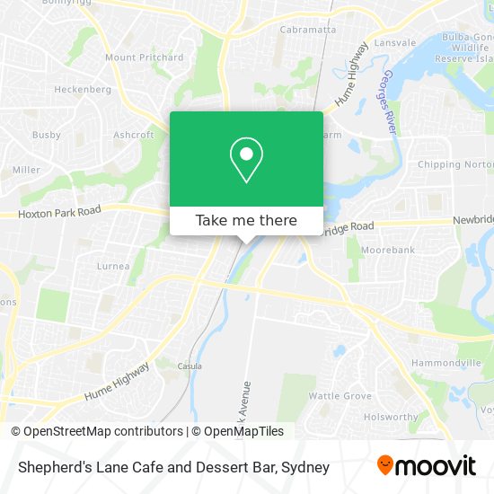 Shepherd's Lane Cafe and Dessert Bar map