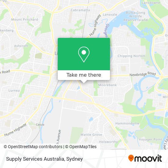 Supply Services Australia map