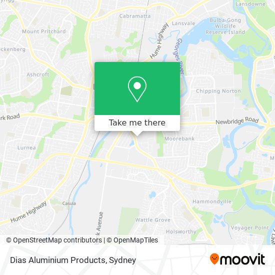 Dias Aluminium Products map