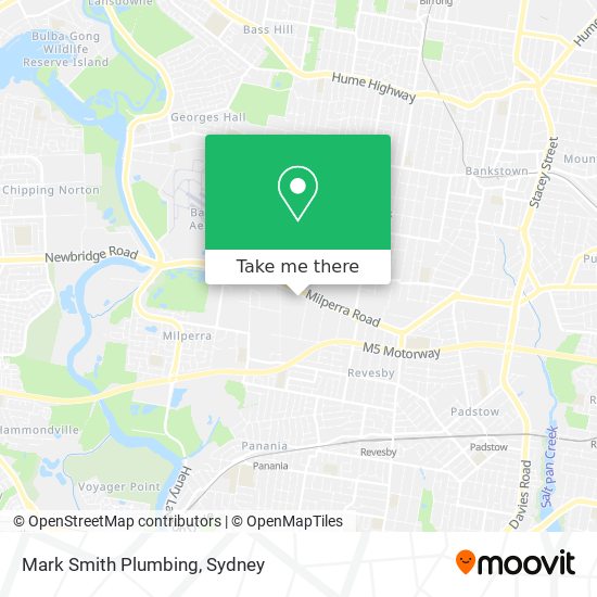 Mark Smith Plumbing map