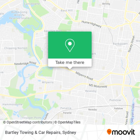Bartley Towing & Car Repairs map