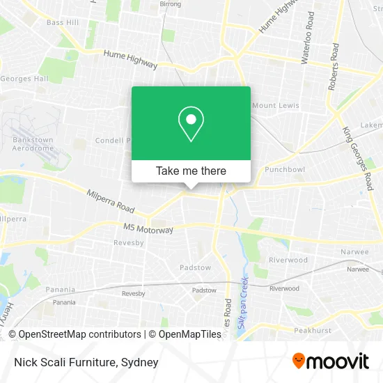 Nick Scali Furniture map