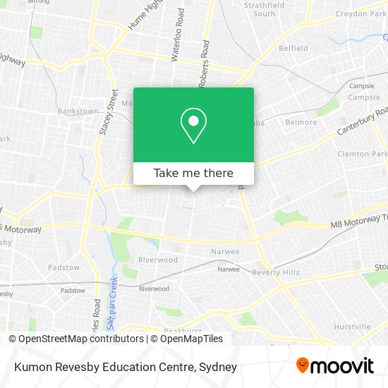 Kumon Revesby Education Centre map