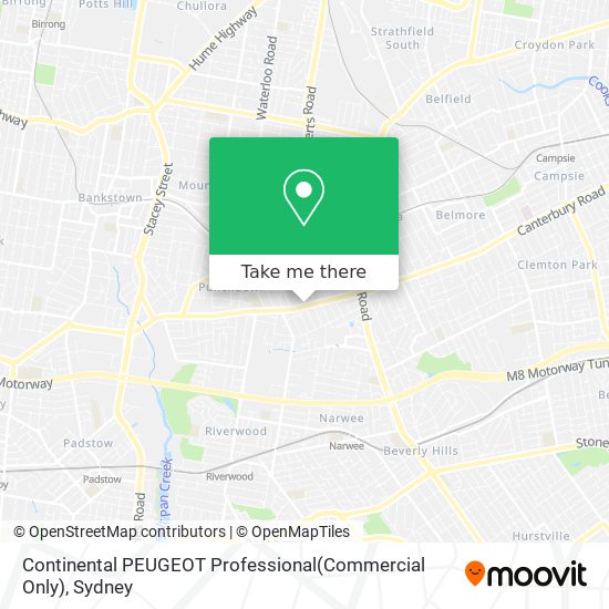 Mapa Continental PEUGEOT Professional(Commercial Only)