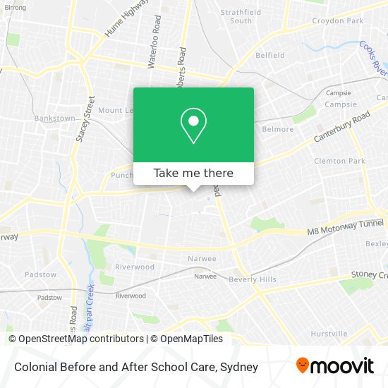 Colonial Before and After School Care map