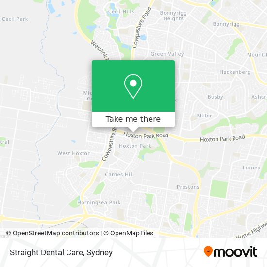 Mapa Straight Dental Care