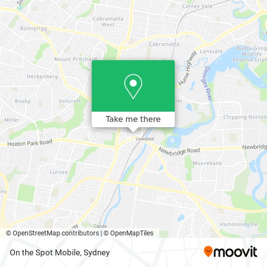 On the Spot Mobile map