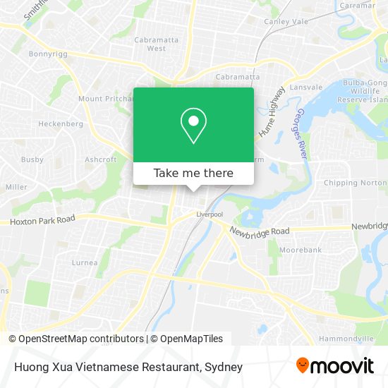 Huong Xua Vietnamese Restaurant map