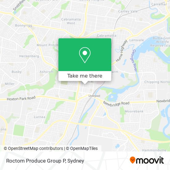 Roctom Produce Group P map