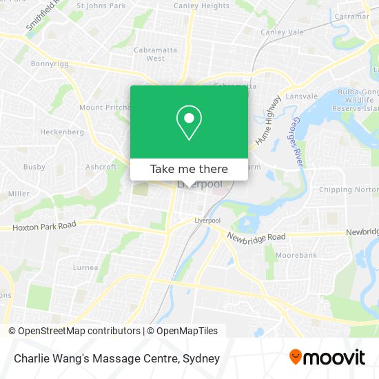 Charlie Wang's Massage Centre map