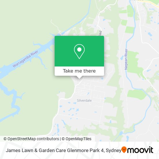 Mapa James Lawn & Garden Care Glenmore Park 4