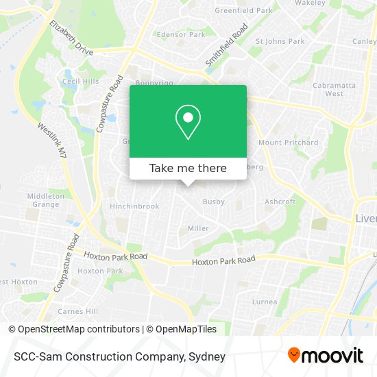 Mapa SCC-Sam Construction Company