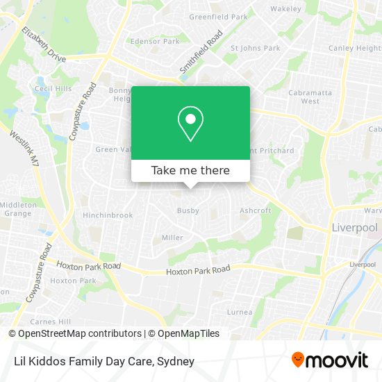 Lil Kiddos Family Day Care map