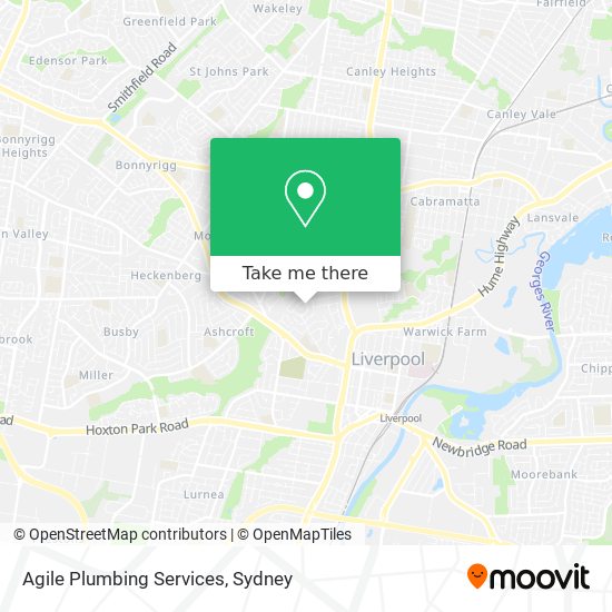 Agile Plumbing Services map