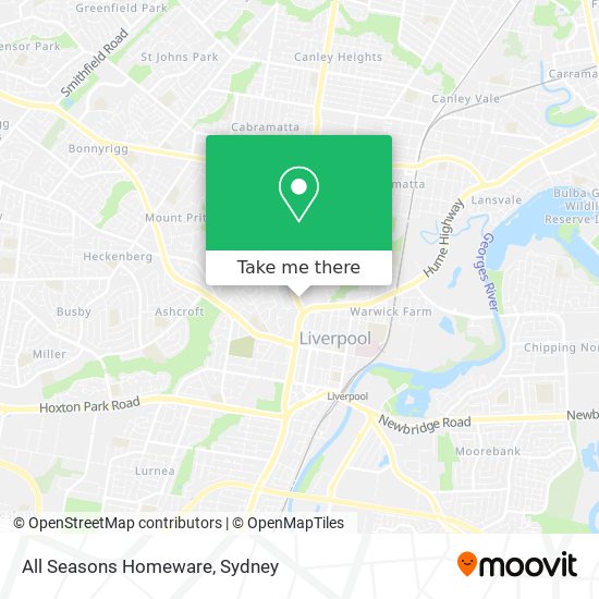 All Seasons Homeware map