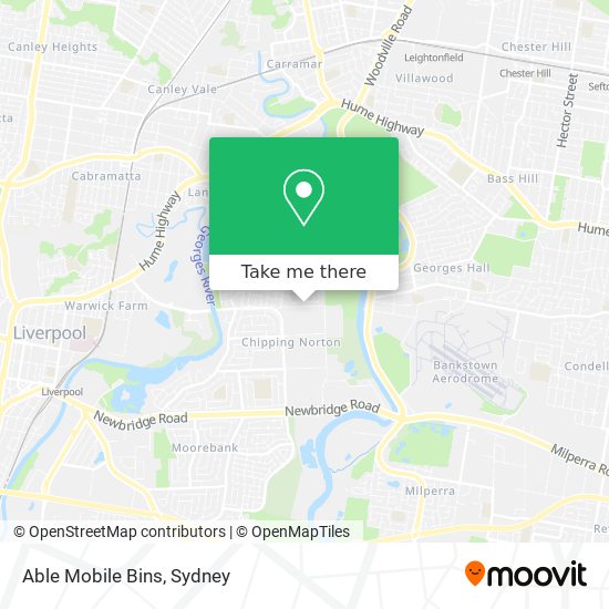 Able Mobile Bins map