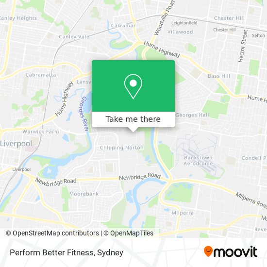 Perform Better Fitness map