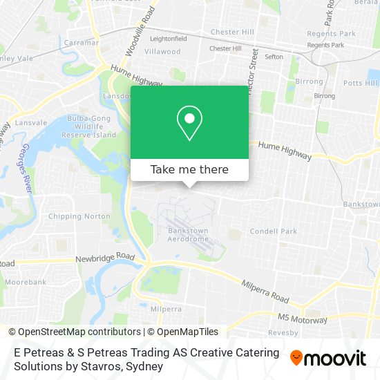 E Petreas & S Petreas Trading AS Creative Catering Solutions by Stavros map