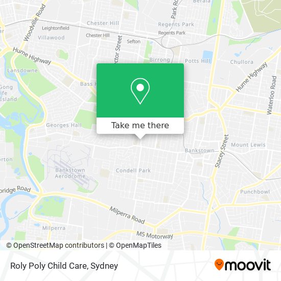 Mapa Roly Poly Child Care