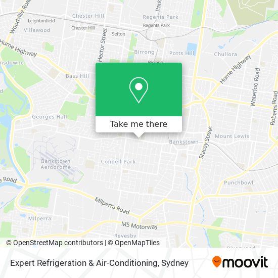 Expert Refrigeration & Air-Conditioning map