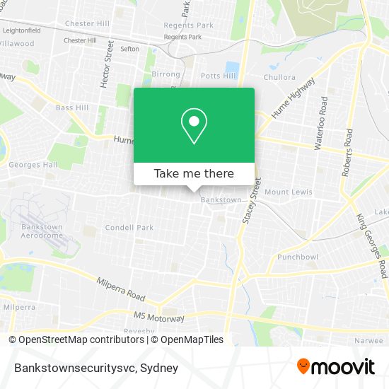 Bankstownsecuritysvc map