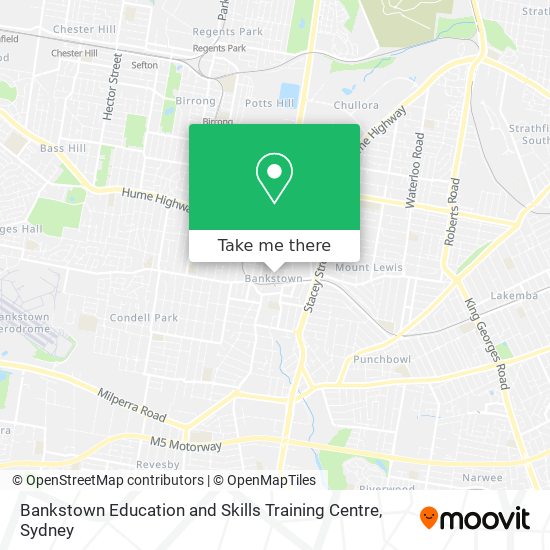 Bankstown Education and Skills Training Centre map
