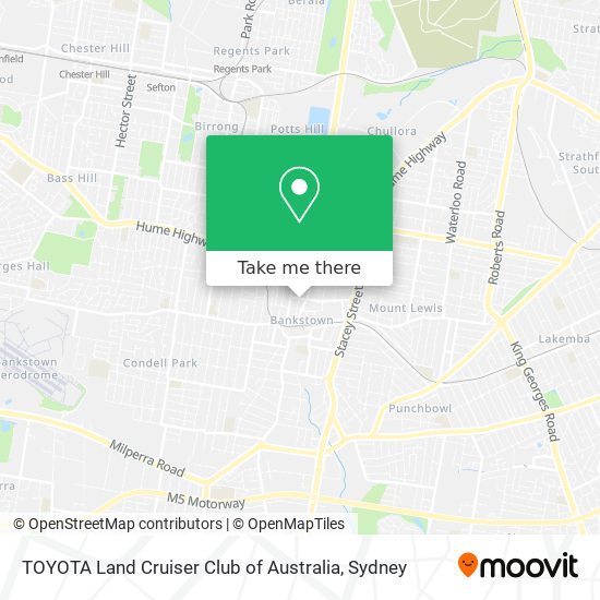 TOYOTA Land Cruiser Club of Australia map