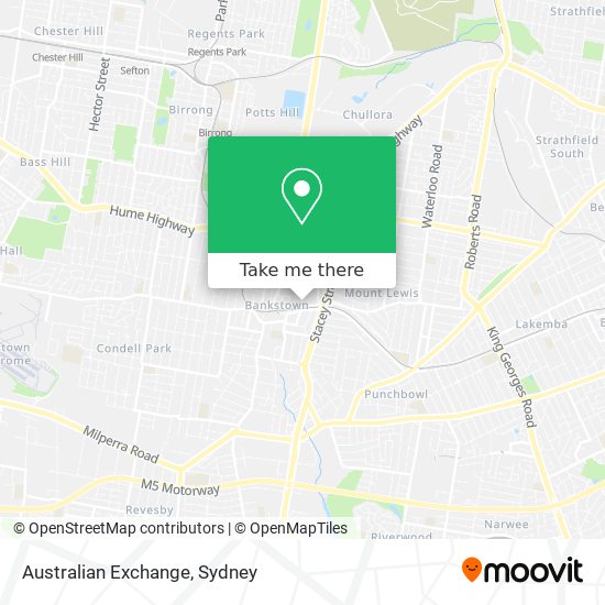 Mapa Australian Exchange