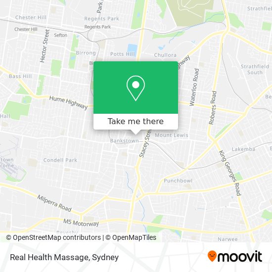 Real Health Massage map