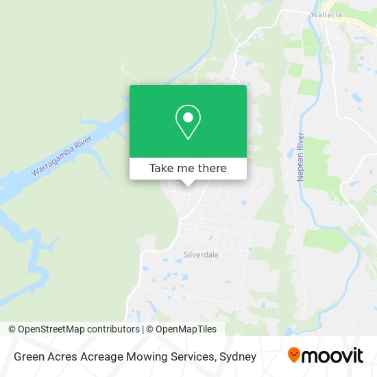 Green Acres Acreage Mowing Services map