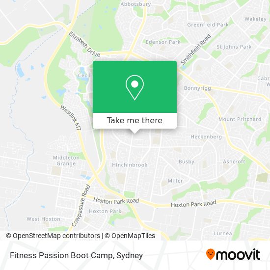 Fitness Passion Boot Camp map