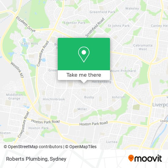 Roberts Plumbing map