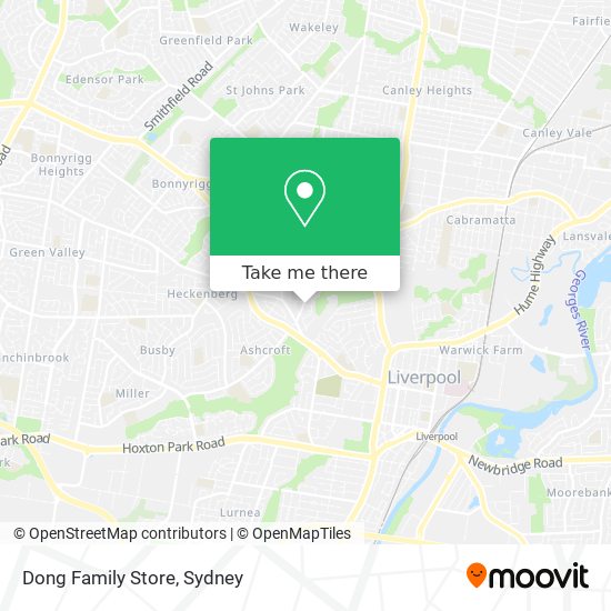 Dong Family Store map