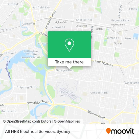 All HRS Electrical Services map