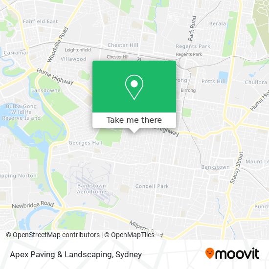 Apex Paving & Landscaping map