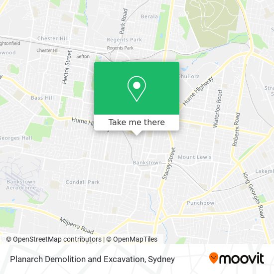 Planarch Demolition and Excavation map