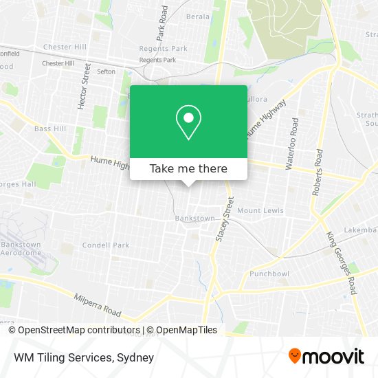 Mapa WM Tiling Services