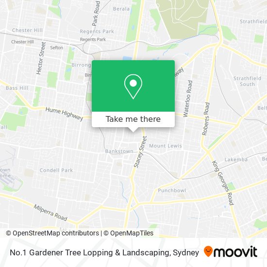 No.1 Gardener Tree Lopping & Landscaping map