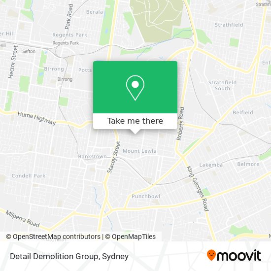 Mapa Detail Demolition Group