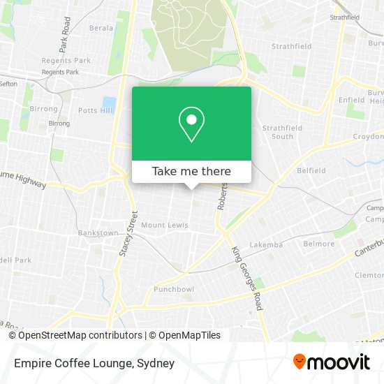 Empire Coffee Lounge map