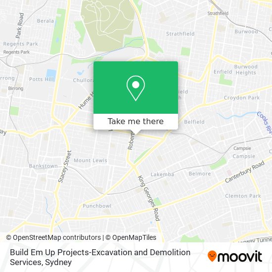 Mapa Build Em Up Projects-Excavation and Demolition Services