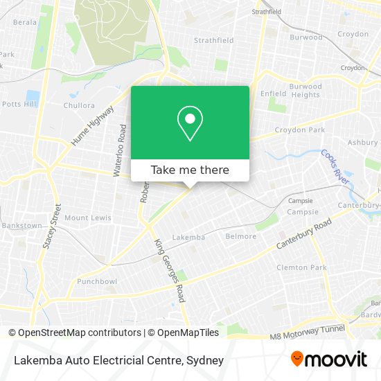 Lakemba Auto Electricial Centre map