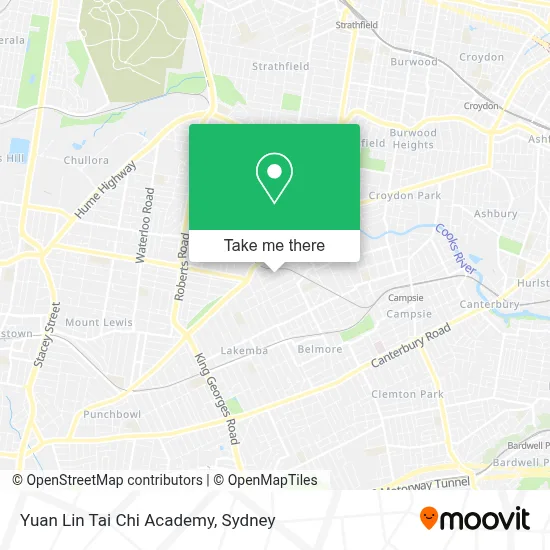 Mapa Yuan Lin Tai Chi Academy