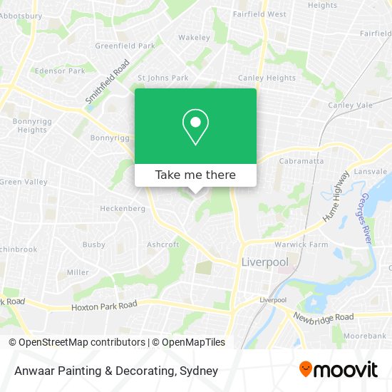 Anwaar Painting & Decorating map