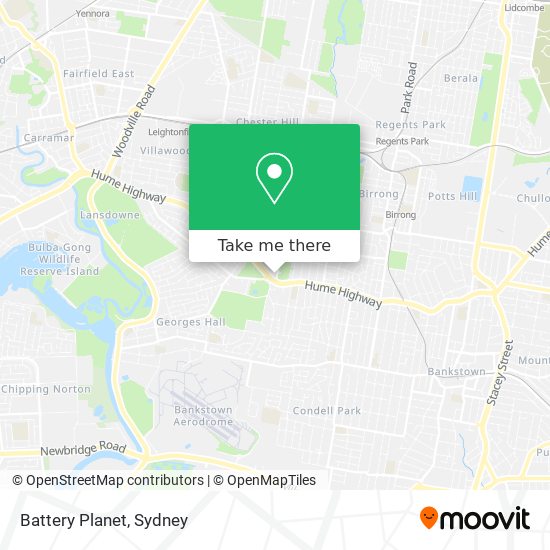 Battery Planet map