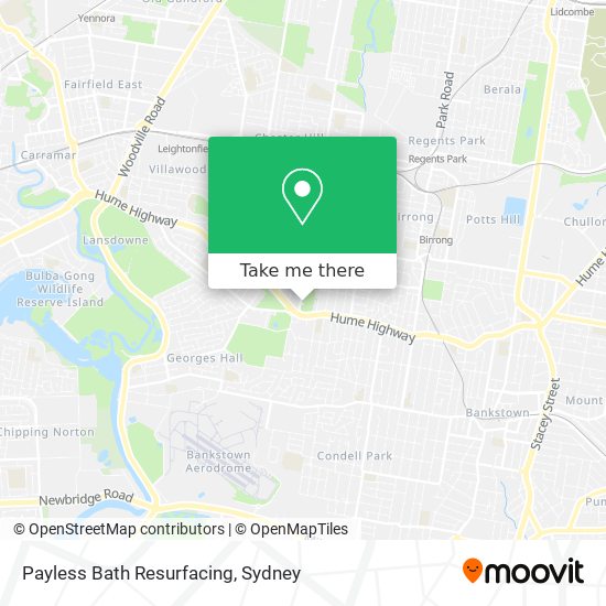 Payless Bath Resurfacing map